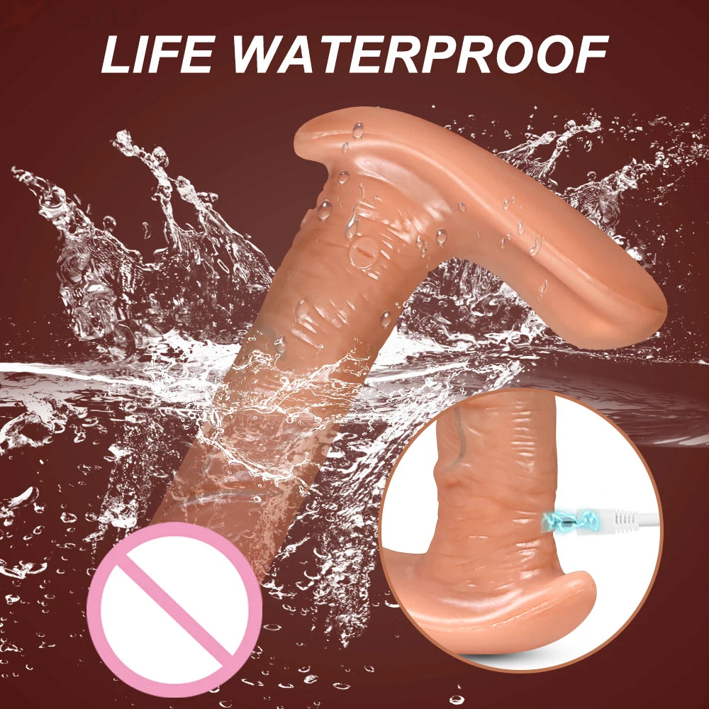 Remote Control Thrusting Dildo Vibrator