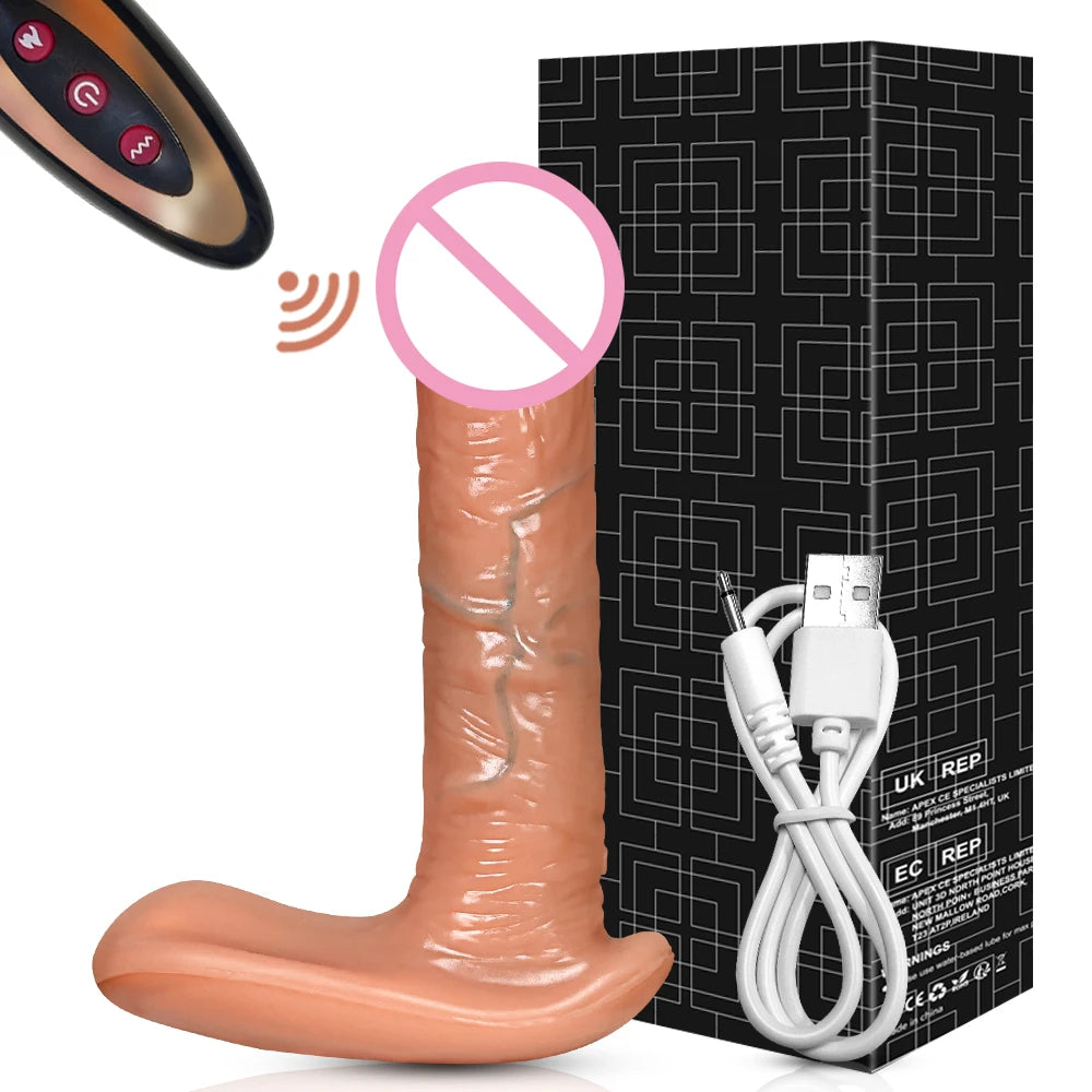 Remote Control Thrusting Dildo Vibrator