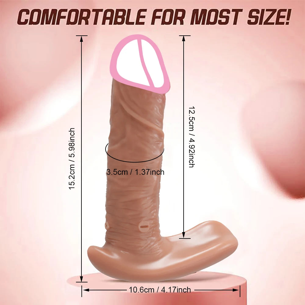 Remote Control Thrusting Dildo Vibrator