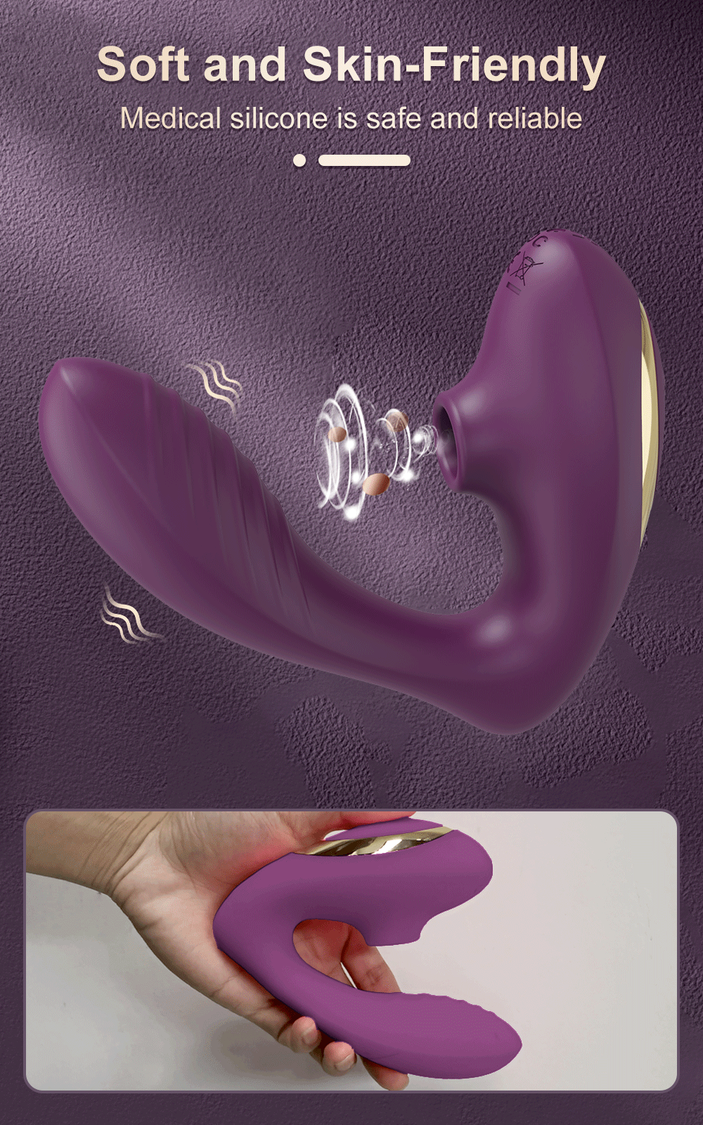 Clit Sucker Vibrator for Women Vagina G-Spot Vibrator Clitoris Stimulator