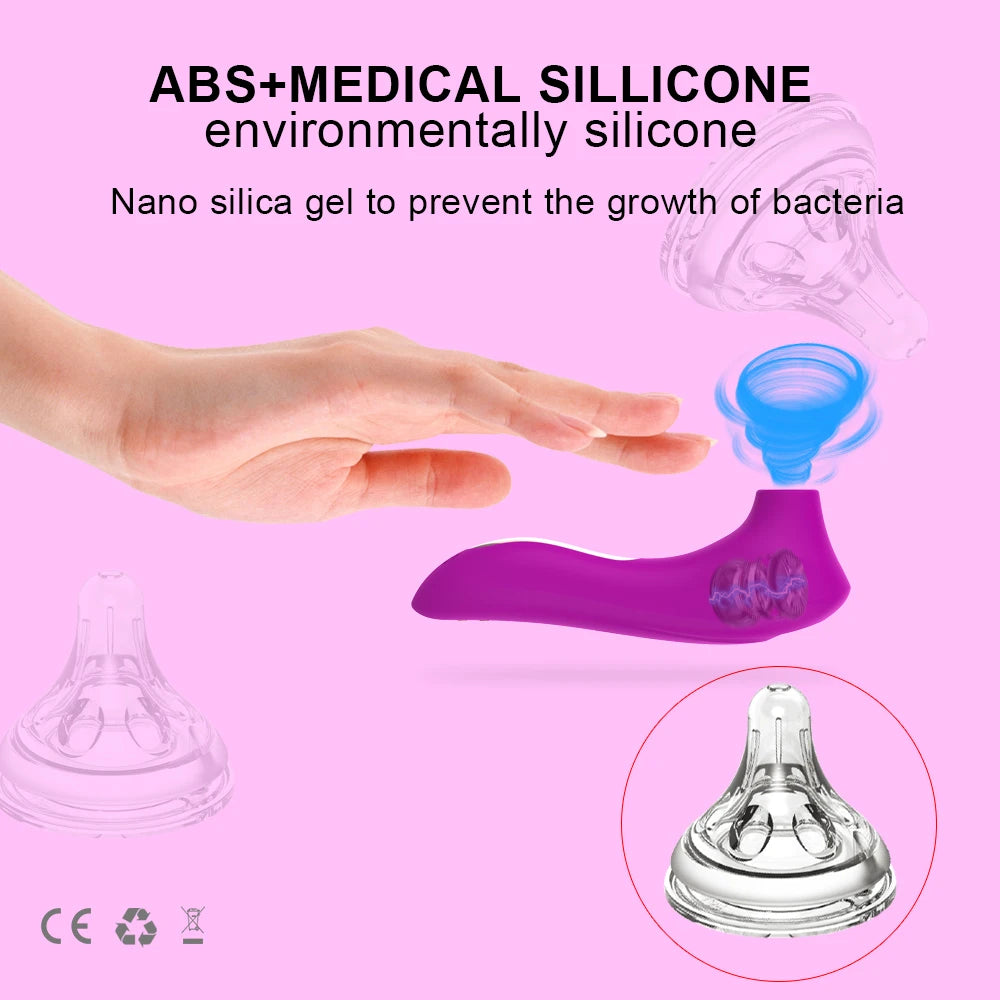 Powerful Vibrator for Women Female Sucker Masturbation Nipple Vacuum