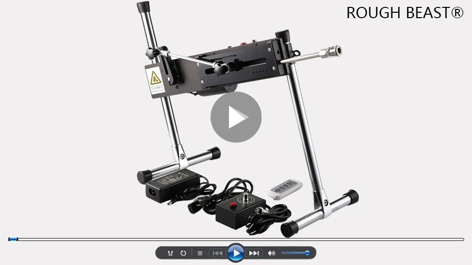 ROUGH BEAST Powerful Quiet Sex Machine with Attachments