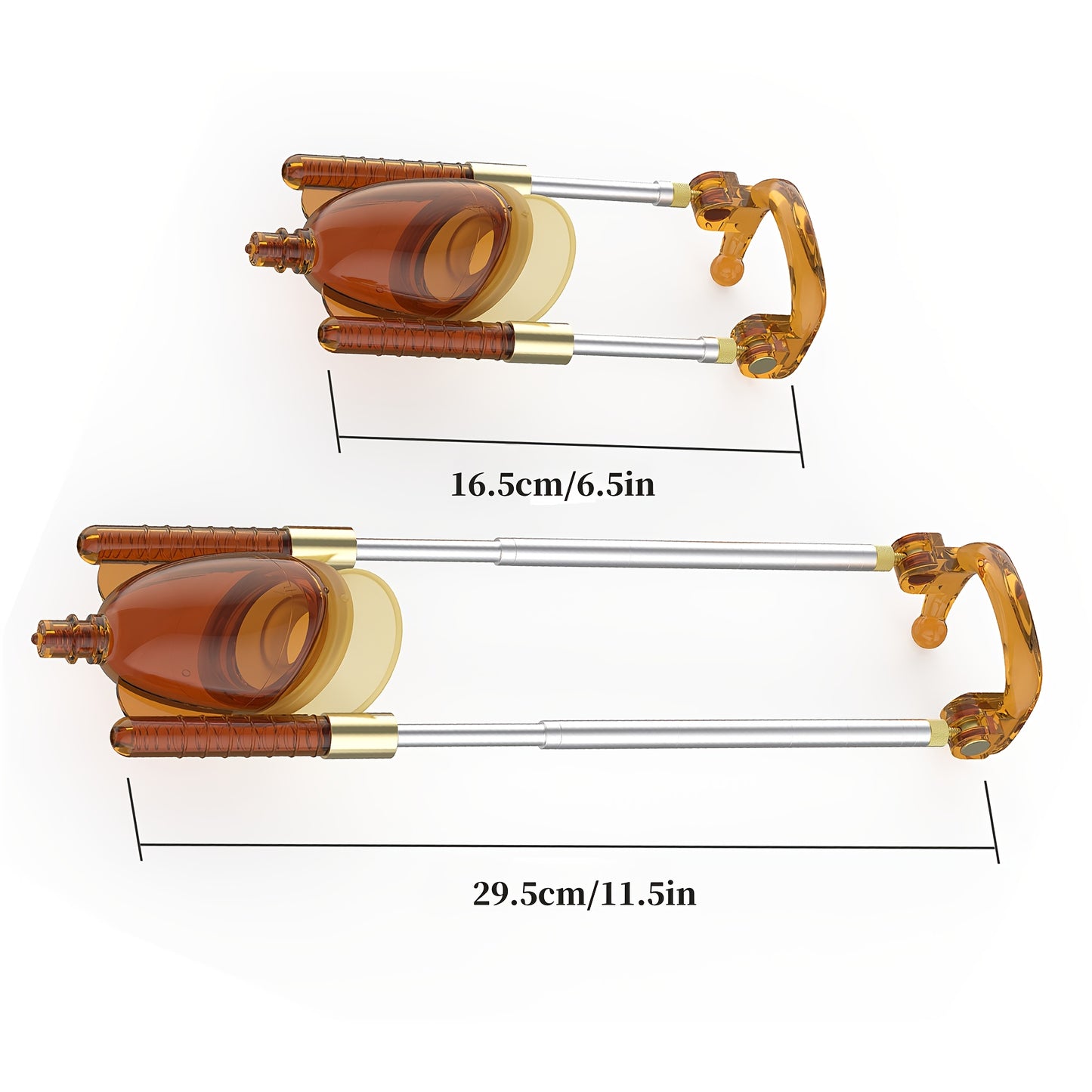 Sizedoctor Pro - Adjustable Metal Holder with Eatra Rods for More Lasting Power