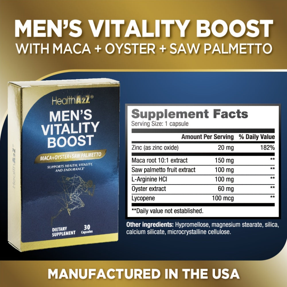 Mens Vitality Boost Supplement