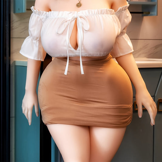 Lifelike Sex Doll Big Soft Breasts Female Torso With Standing Feet