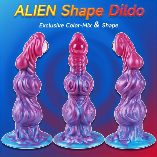 Alien Design Dildo - Realistic Silicone Knot Dildo With Top Ball