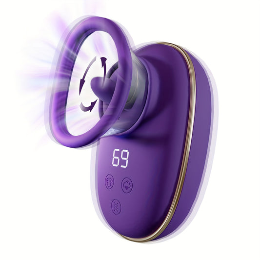 Sucking Clitoral Vibrator with 3 Sucking 9 Tongue Licking