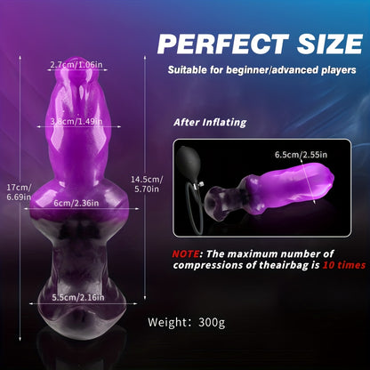 Canine Big Butt Plug Inflatable Plug Sex Toy