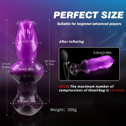 Canine Big Butt Plug Inflatable Plug Sex Toy