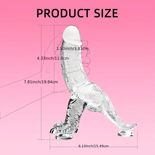 Giant Dragon Dildo With Powerful Suction Cups For Offhand Play