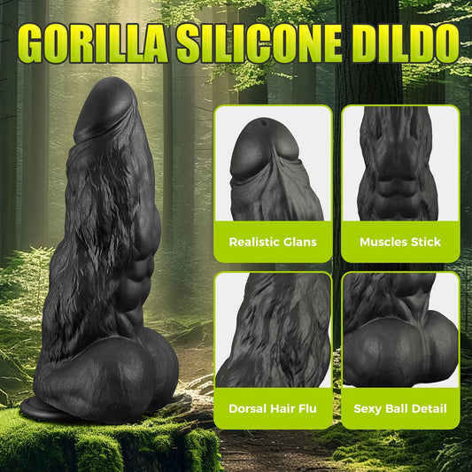 Gorilla 11.02inch XL Girth Animal Dildo Silicone Trainer