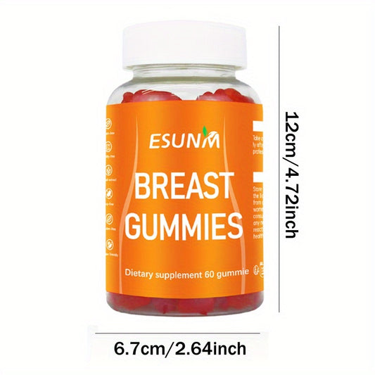 CurvaBloom™ Breast Enlargement Gummies - 60 Strawberry Fudge