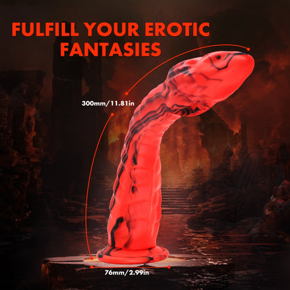 Creature Cock Huge Thick Pussy and Anal Dildo With Strong Suction Cup