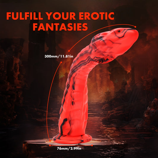 Creature Cock Huge Thick Pussy and Anal Dildo With Strong Suction Cup