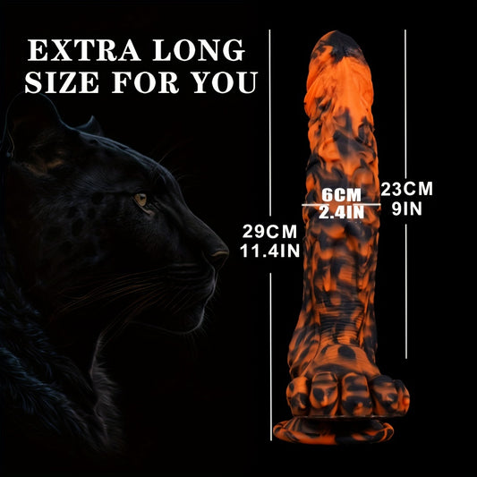 11.4" Super Long Tiger Monster Dildo