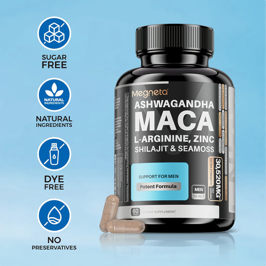 Power Maca Root Supplement - 60 Capsules