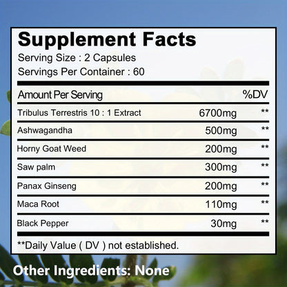 Ultra Testosterone Booster - 120 Capsules