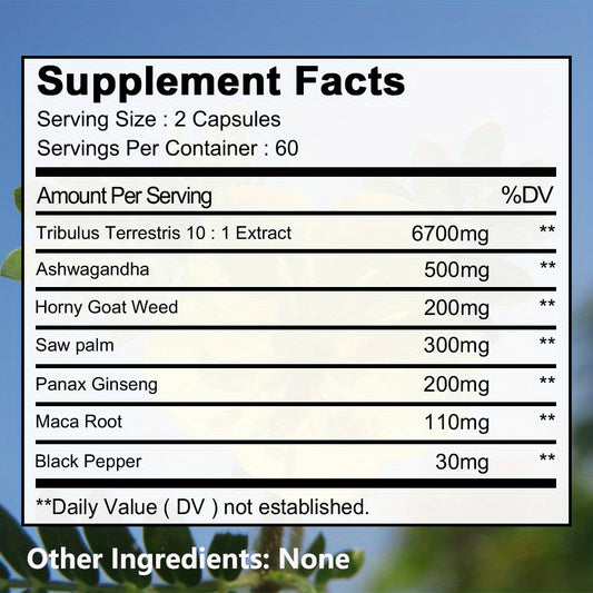 Ultra Testosterone Booster - 120 Capsules