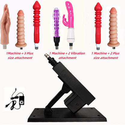 Adjustable Sex Machine Gun With 5pcs Sex Toy Attachments