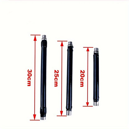 Black Metal Extension Tube Extension Rod for Sex Machine, Sex machine attachments accessories