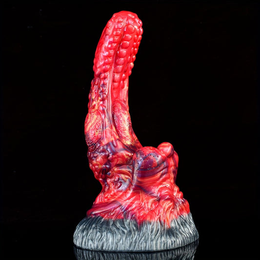 Soft Silicone Monster Dildo with Suction Cup