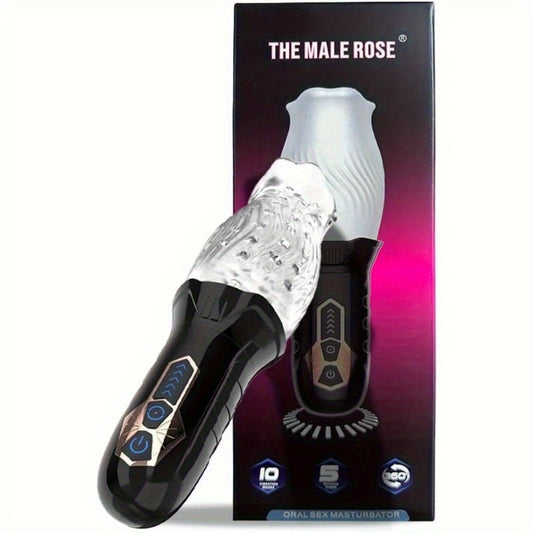 The Authentic Male Rose Male Rotating Masturbator