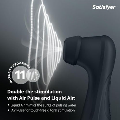 Satisfyer Pro 2 Generation 3 (NO Bluetooth) with Liquid Air Vibrator Sex Toy | Adult Toys for Women | Sucking Clitoral Stimulator | Vibrating Sexual Pleasure Device | Stimulation Vibrators (Wine Red)