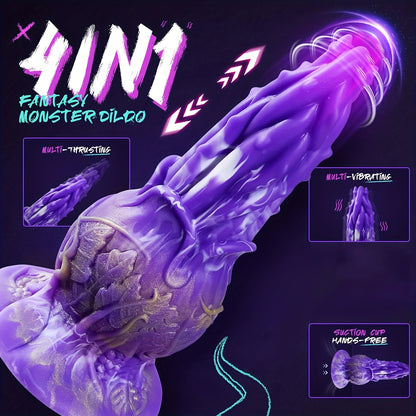 Octopus Thrusting & Vibrating Monster Dildo