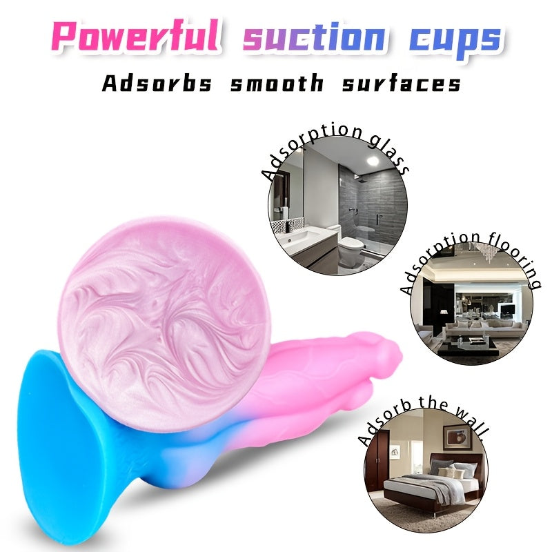 Wolf Cock with Three Heads Dildo 10.6" Huge Thick