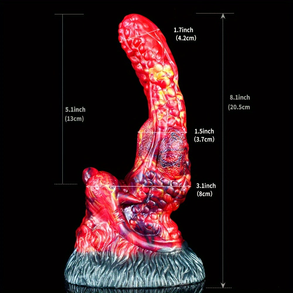 Soft Silicone Monster Dildo with Suction Cup