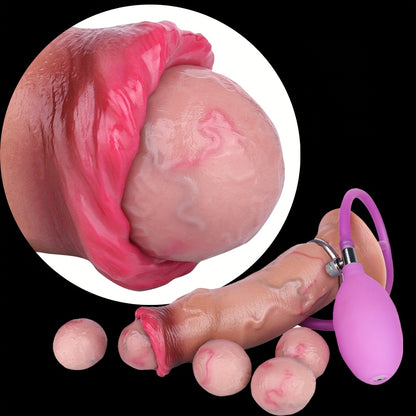 Inflatable Ovipositor Anal Plug