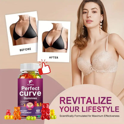 🍓 CurvaBloom™ Breast Enhancing Gummies - 60 ct