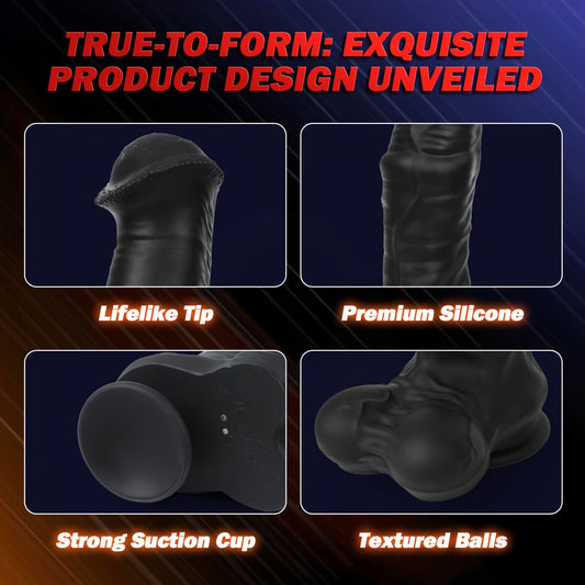 Powerful Thrusting Vibrating Dildo - Female Sex Toys With Suction Cup For G Spot