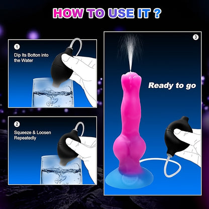 Squirting Dildo Anal Plug Monster Dildo