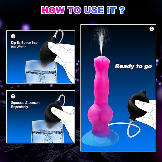 Squirting Dildo Anal Plug Monster Dildo