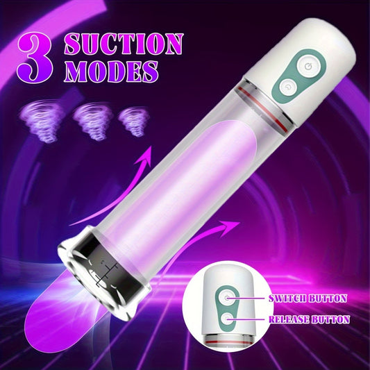 Muscle Strength Penis Pump Soft Silicone Toy