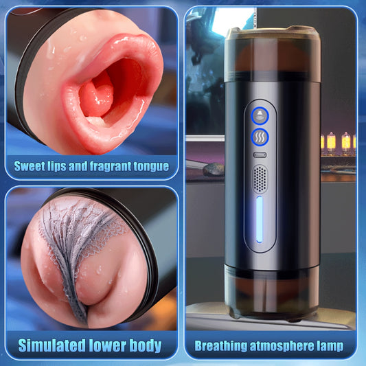 Telescopic Massaging Male Masturbator