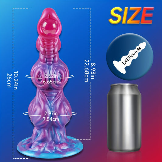 Alien Design Dildo - Realistic Silicone Knot Dildo With Top Ball