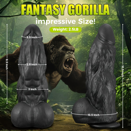 Gorilla 11.02inch XL Girth Animal Dildo Silicone Trainer