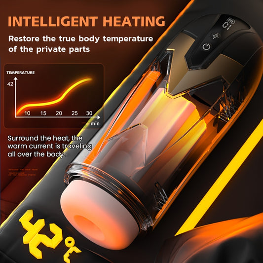 3-Speed 9-Mode Male Rechargeable Masturbation Cup