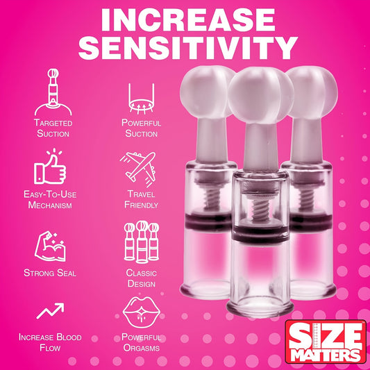 Twist Up Nipple And Clitoris Suction Devices