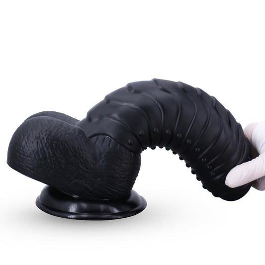 MAXIMUM Black Cock Giant Dildo 3.1inch Diameter 12inch Long Large Black Dildo