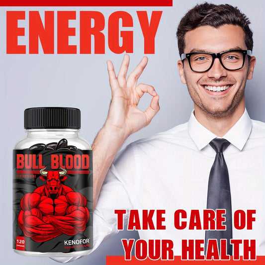 Bull Blood MAX Effort Capsules - 120 Capsules