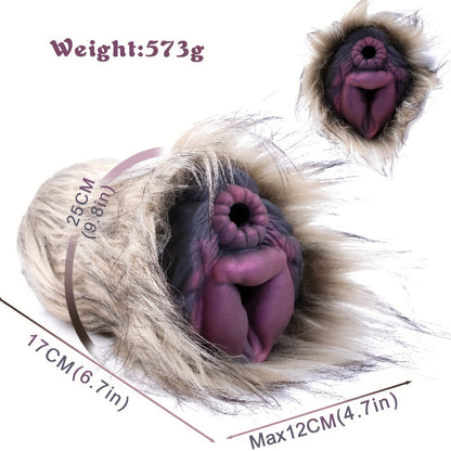 Realistic Animal Fur Covered Male Adult Toy