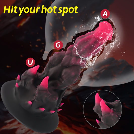 Monster-Shaped Silicone Anal Plug