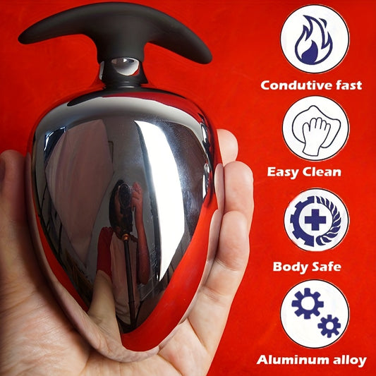 Metal Ass Butt Plugs with Anchor Base