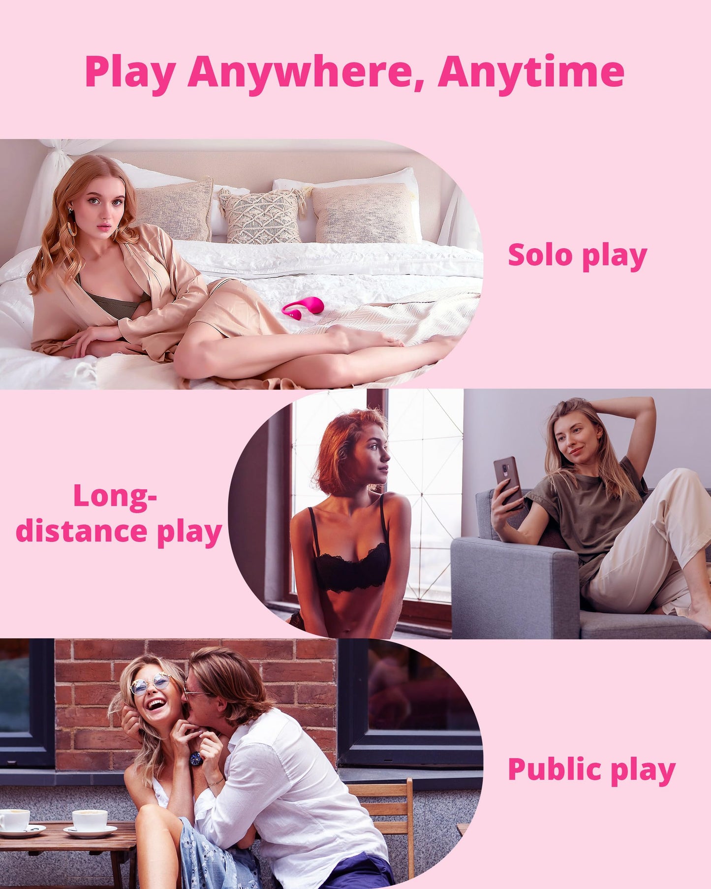 LOVENSE Lush 3 Remote Control Vibrator for Women, Wearable G-spot Vibrators with Remote App Controlled for Female Couples, Discreet Long Distance Adult Sex Toys & Games with Unlimited Vibration Modes