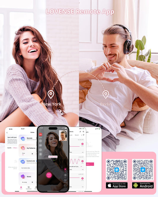 LOVENSE Lush 2 Remote Vibrator with App, Long Distance Remote Controlled G-spot Stimulator Egg Vibrators Bluetooth Adult Sex Toys & Games Powerful Vibrations for Women Couples Discreet Pleasure