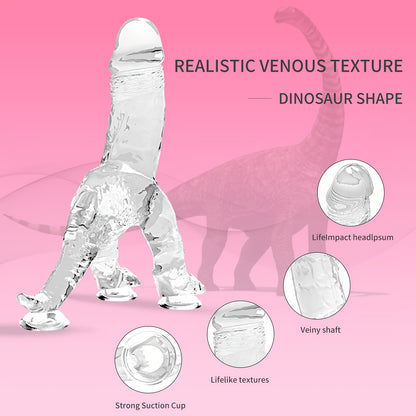 Giant Dragon Dildo With Powerful Suction Cups For Offhand Play