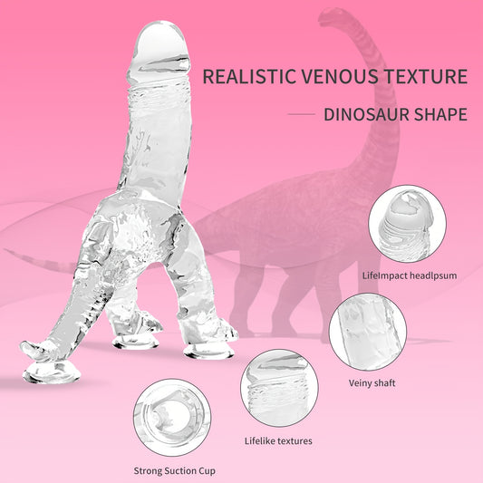 Giant Dragon Dildo With Powerful Suction Cups For Offhand Play